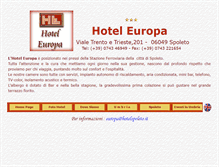 Tablet Screenshot of hotelspoleto.it